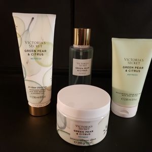 4 pc. Victoria's Secret Green Pear & Citrus